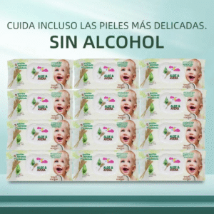 Toallitas húmedas SIN ALCOHOL, Pack24x72 ,total 1728und ,extrasuaves